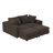 Plush Corduroy 4-Seat Sofa,Modern Comfy Upholstered Sofa Cloud Couch,Deep Seat Couches-1364892494