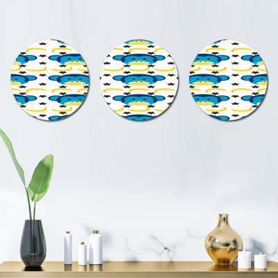 Ensemble de 3 décorations murales