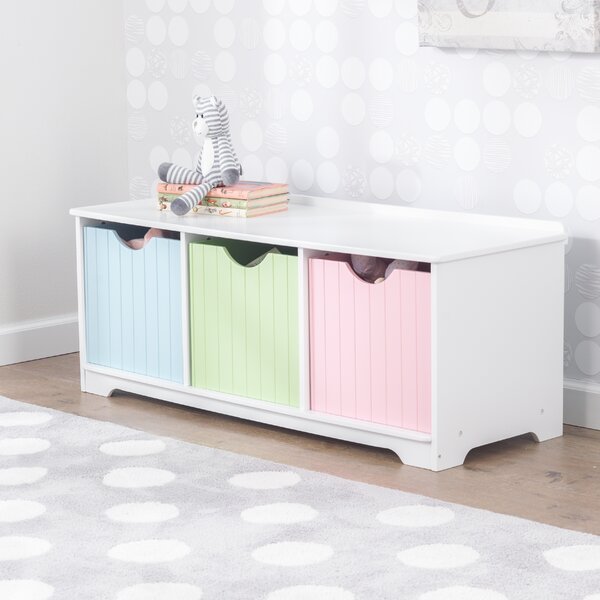 KidKraft Nantucket Children's Toy Storage Bench & Reviews | Wayfair.co.uk