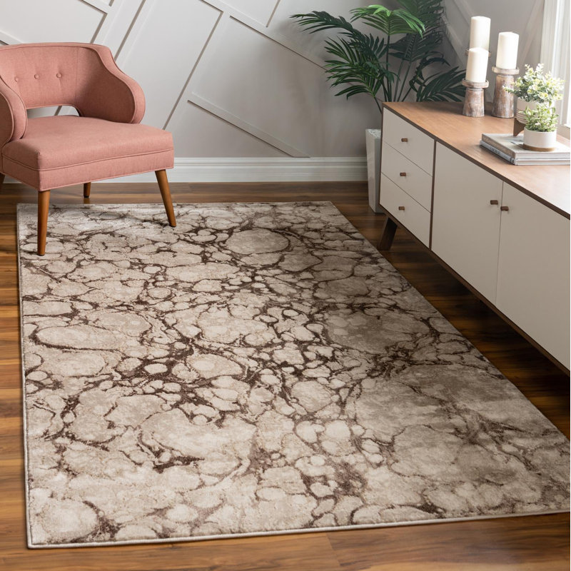 Kennebec Abstract Indoor Rug, Rectangle 6' x 9'