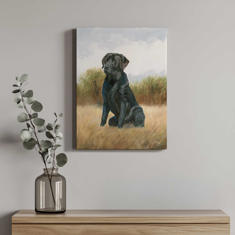«Hunting Dog Lab» par Wellington Studio, reproduction d'art, 12 W x 16 H