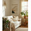 Sagebrook Home Ombra Polyester Cotton Pine Diagonal Fringe Decorative Wall Art