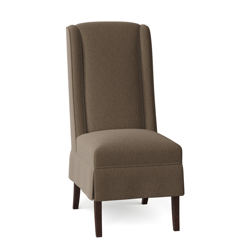 Reed Upholstered Dining Chair, Bark (8789 06), Espresso