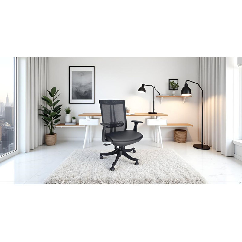 Fauteuil de direction ergonomique Twyst, Noir