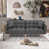 Polyester gris foncé est en rupture de stock
