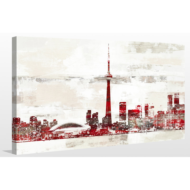 « toronto ii », reproduction d’impression sur toile tendue, H 28 po x l 48 po