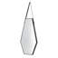 Miroir mural 18X1,6X31,5 "Hexagonal