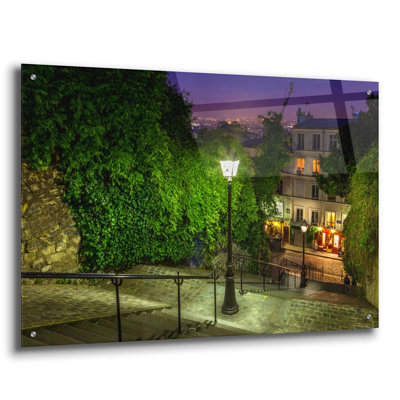 «Montmartre Steps On Plastique / Acrylique» par H.J. Herrera