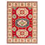 Tapis unique en laine noué à la main 4 pi 11 po x 6 pi 9 po nouvel âge Morriah