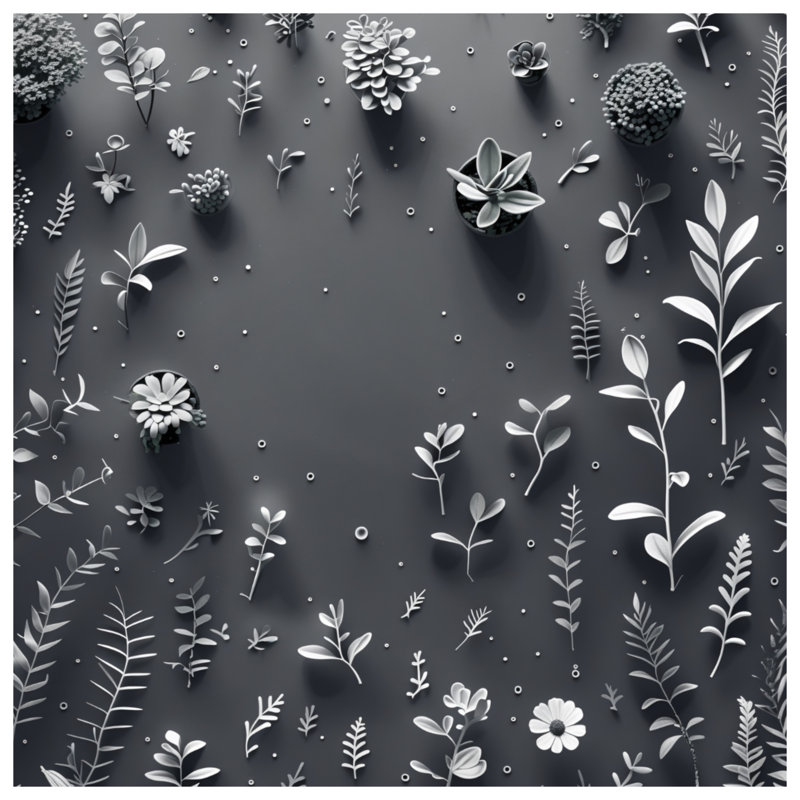 Tapisserie murale «Succulent» - décoration murale florale, 50in H x60in W with 4 Grommets