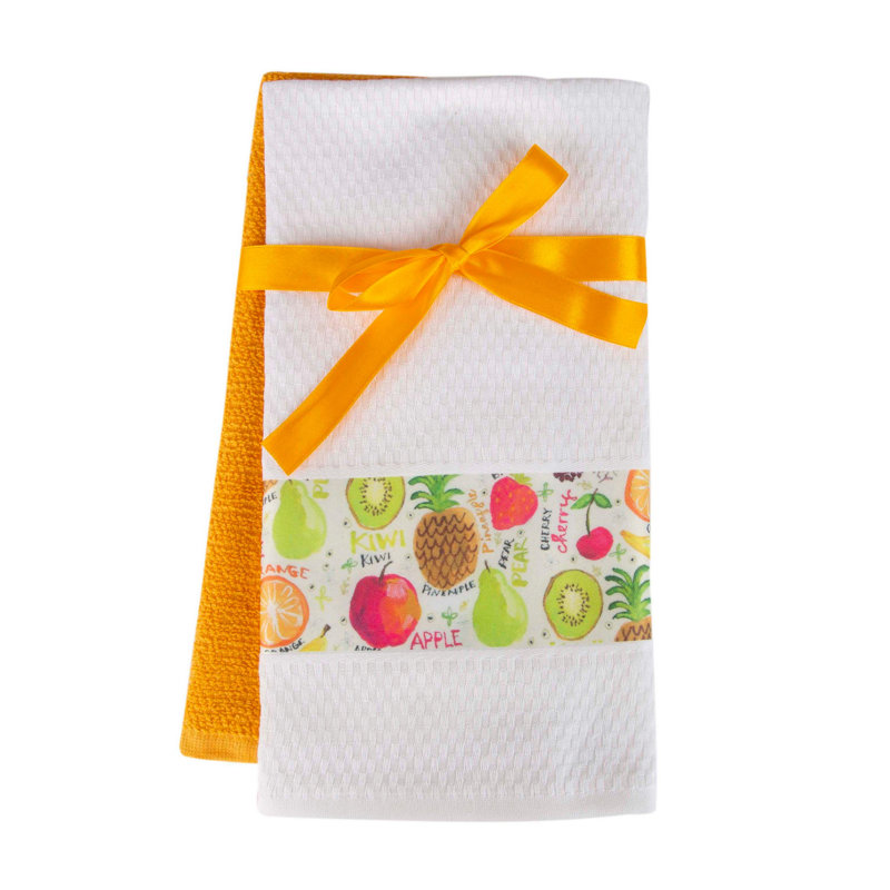 Ensemble de serviettes 100% coton 2 pièces Alsip