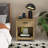 Modern Wood Nightstand With Drawer And Open Shelf Storage, Natural Brown Finish End Table | Gift Idea