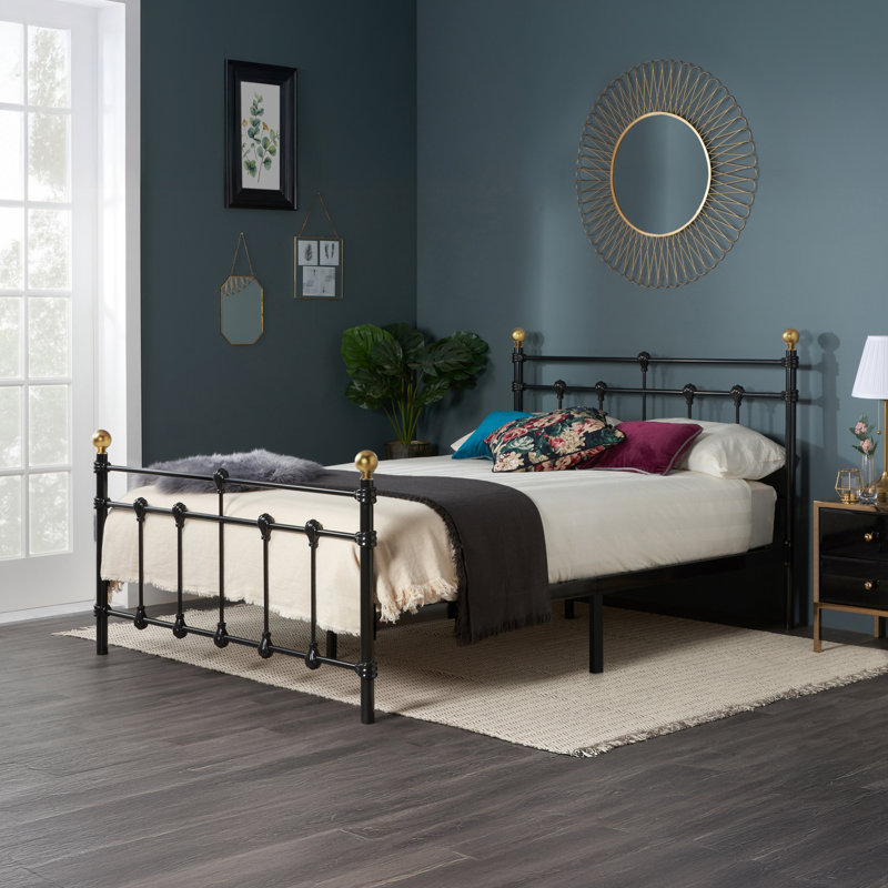 Borough Wharf Bed Frame, Double (4'6), Black