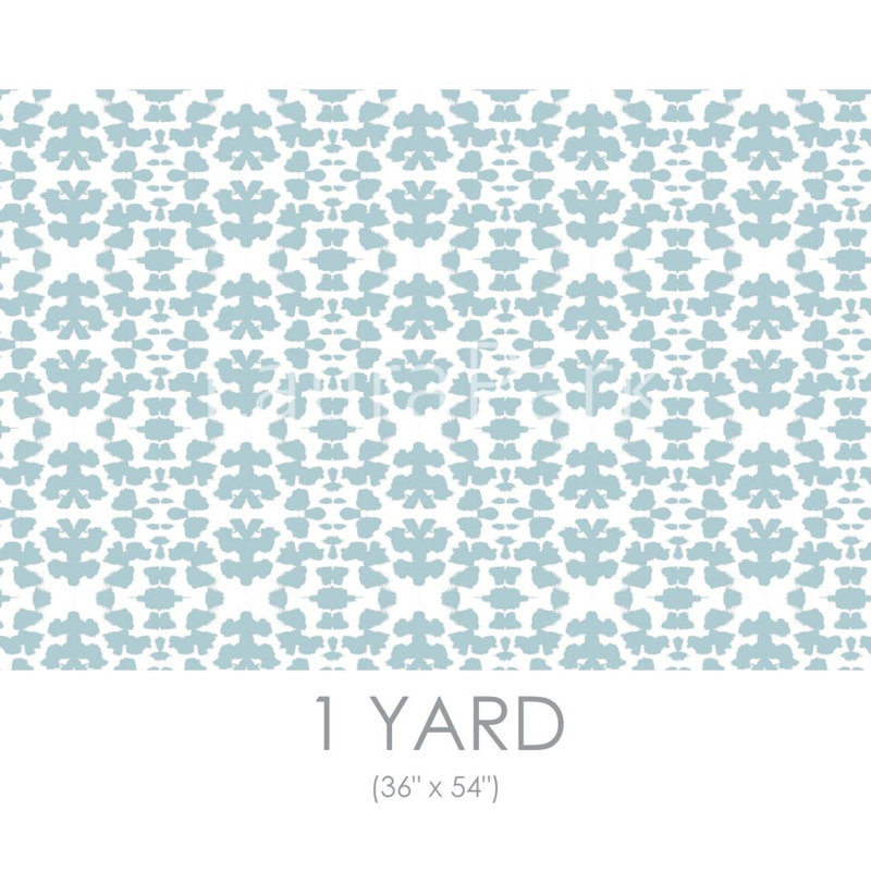 Chintz Mist Linen Cotton Fabric by the Yard