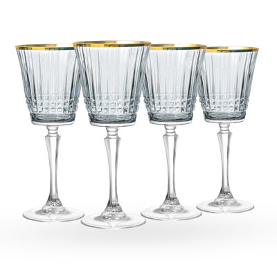 Ensemble de 4 verres à vin Cristine