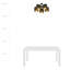 Gonsalez 4-Light 48cm Semi Flush Mount-69425492-69425494