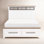 Complete Metalwork Panel Bed W/ Storage Footboard