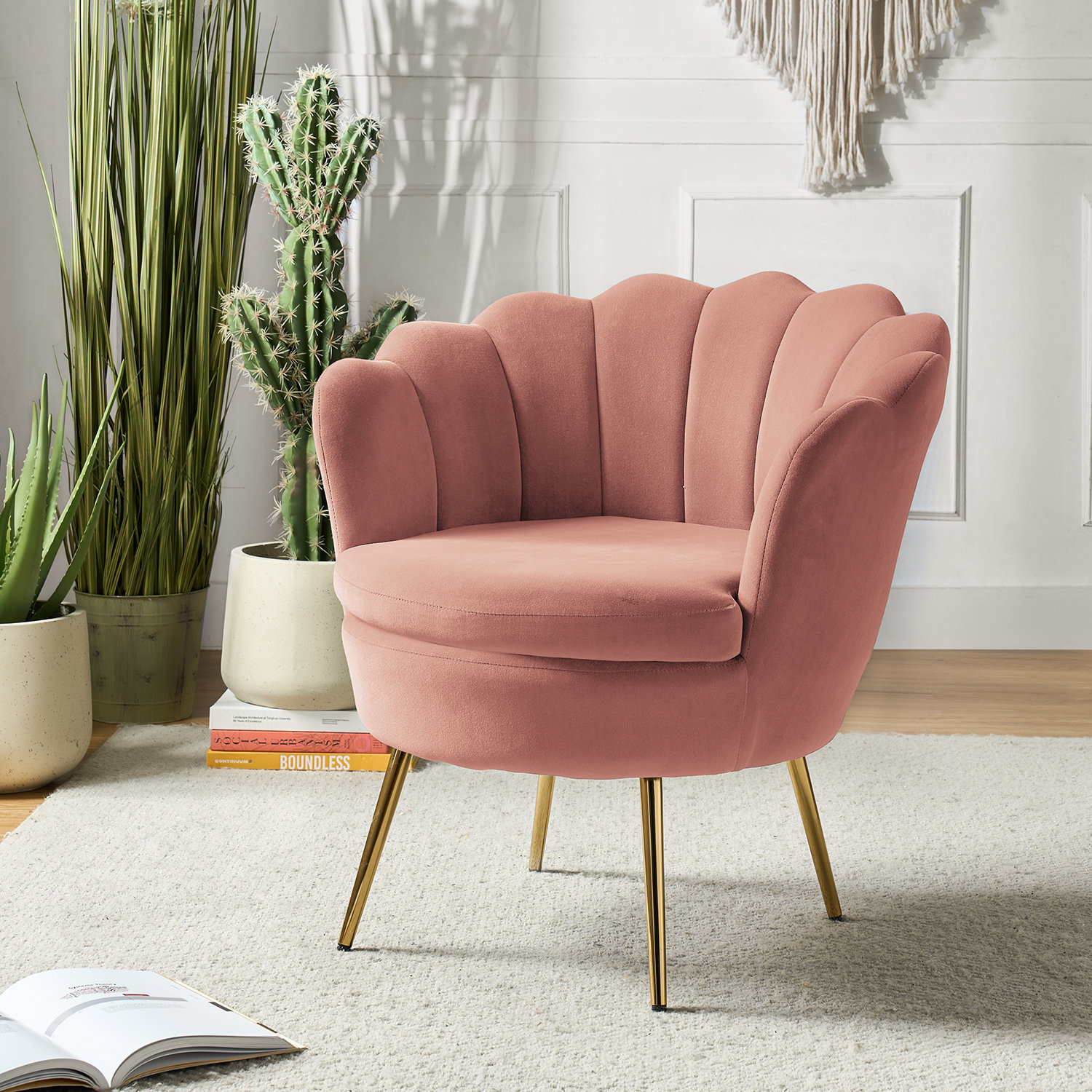 Accent Chair Pink Shell Desk Chair Homesense Accent Chair