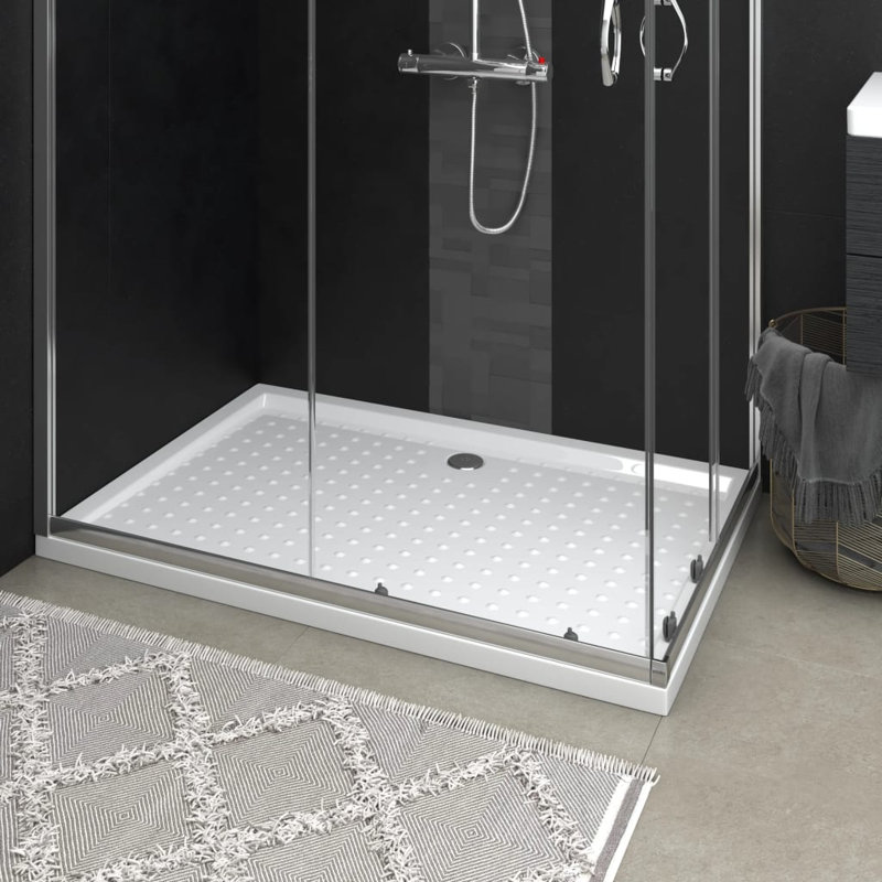 Base de douche simple 35,4 po x P 27,6 po, 1.6" H x 35.4" W x 27.6" D