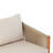 Avelo 3-Seater Modern Coastal Acacia Wood Rope Outdoor  Sofa with Deep Seating and Cushions