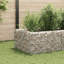 Grand pot de jardin en acier galvanisé Gabion-341982038