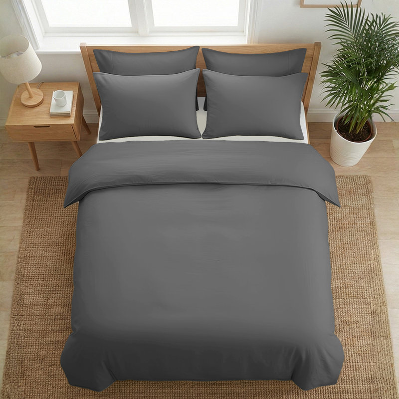 Premium Egyptian Cotton Bedding Set – 100% Cotton Duvet Cover, Soft Hotel Quality Comforter Cover with Zipper