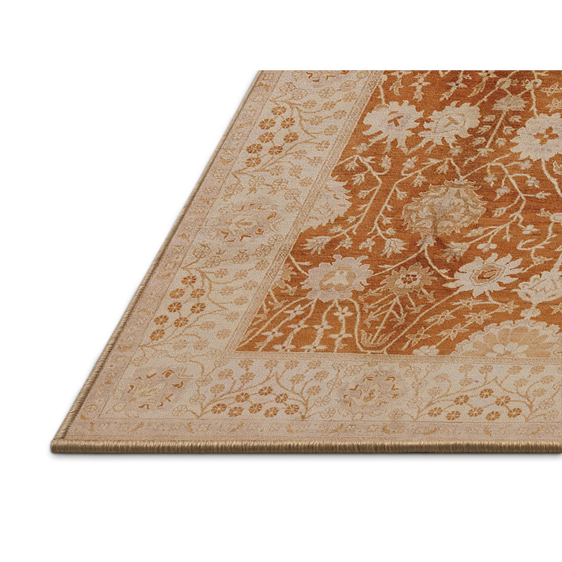 Tapis oriental brun / ivoire Palni, Tapis de couloir 2 pi x 5 pi