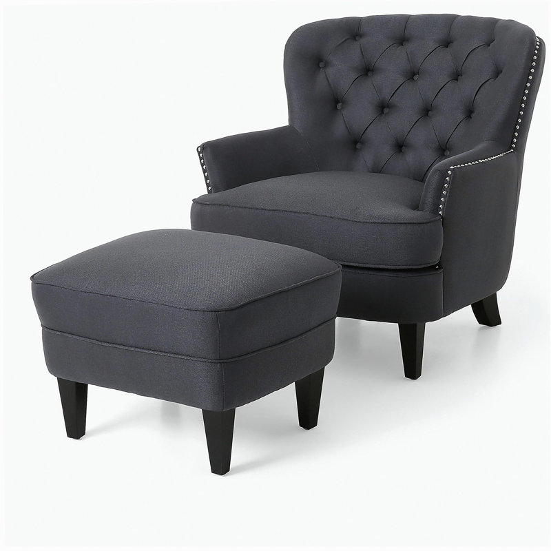 Fauteuil relaxant + repose-pieds
