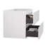 Armoire murale blanche sans lavabo - 30 W-201, capacité supplémentaire de 20%, tiroirs silencieux, conception de salle de bain contemporaine montée sans 30 W 201, rangement amélioré, fonctionnement silencieux des tiroirs, style épuré-720609011-720609021
