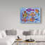 « tropical fish pattern », reproduction de peinture à l’acrylique sur toile tendue-31975696