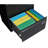 Filing Cabinet Lateral File Cabinet 3 Drawer, Blcak Locking Metal File Cabinets Three Drawer, Office Filing Cabinet With Lock Drawers For Home Office/Legal/Letter/A4/F4-110360710