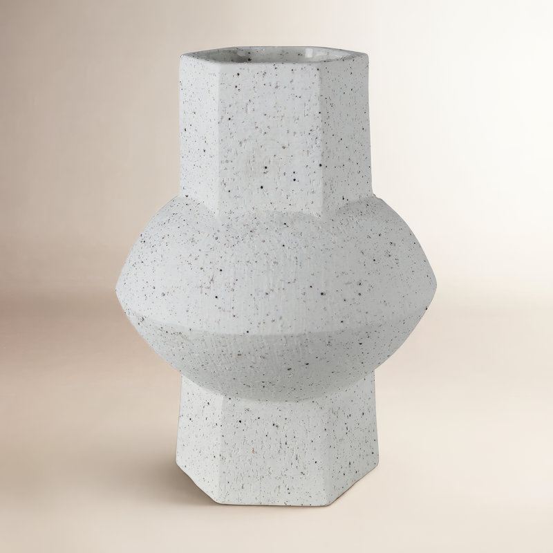 Dahlen Ceramic / Porcelain Table Vase, White