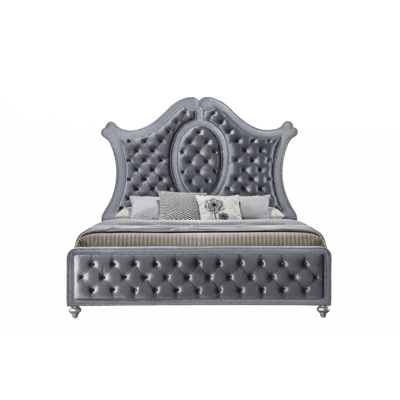 Lit tapissier luxueux 1pc, Grand