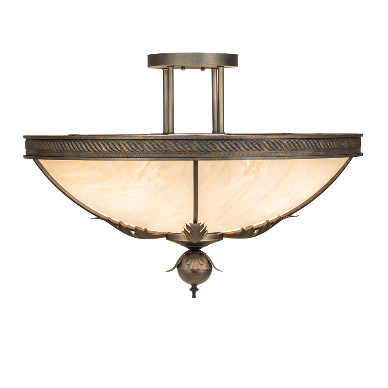 Hoja 4 - Light Semi Flush Mount