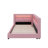 Twin XL Size Upholstered Daybed With Built-In Storage, L-Shaped Design With LED Strip And USB Ports, Linen Fabric Bed Frame-493853867-493853860
