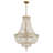 Sansom 22'' Aged Brass Chandelier