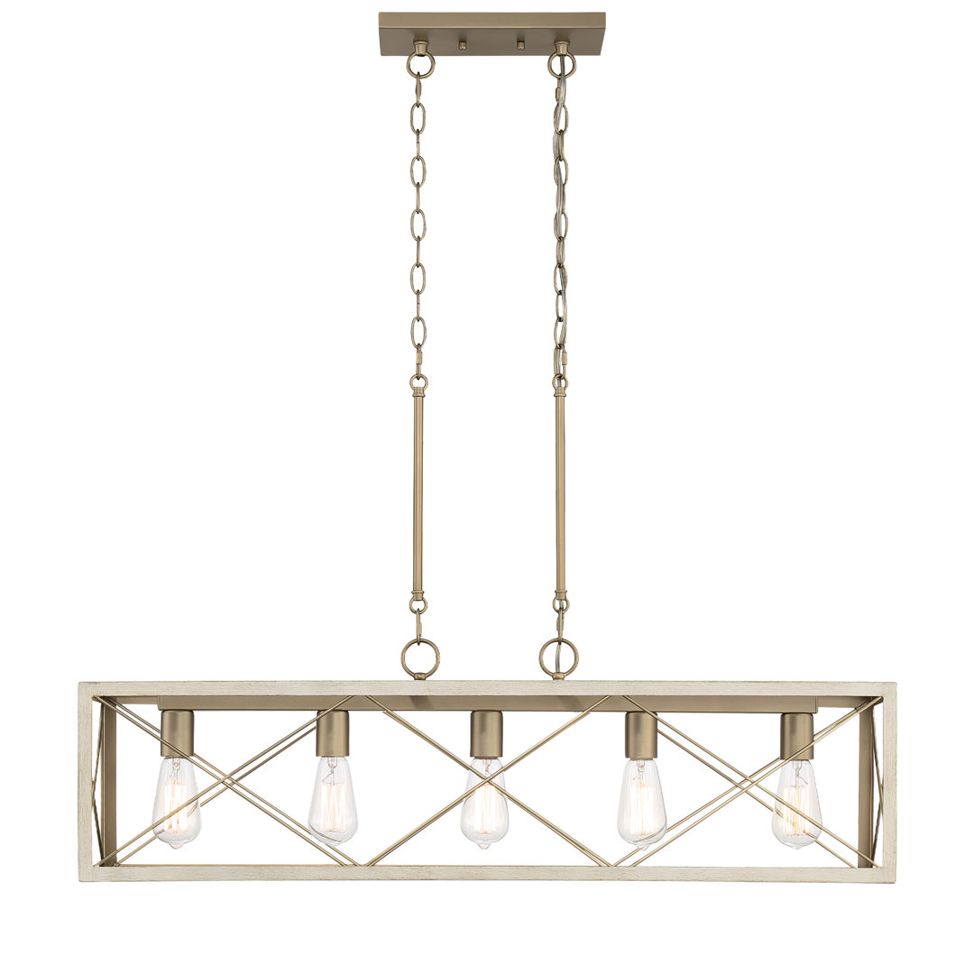 Evys Dimmable Kitchen Island Square / Rectangle Chandelier Sand & Stable™ 