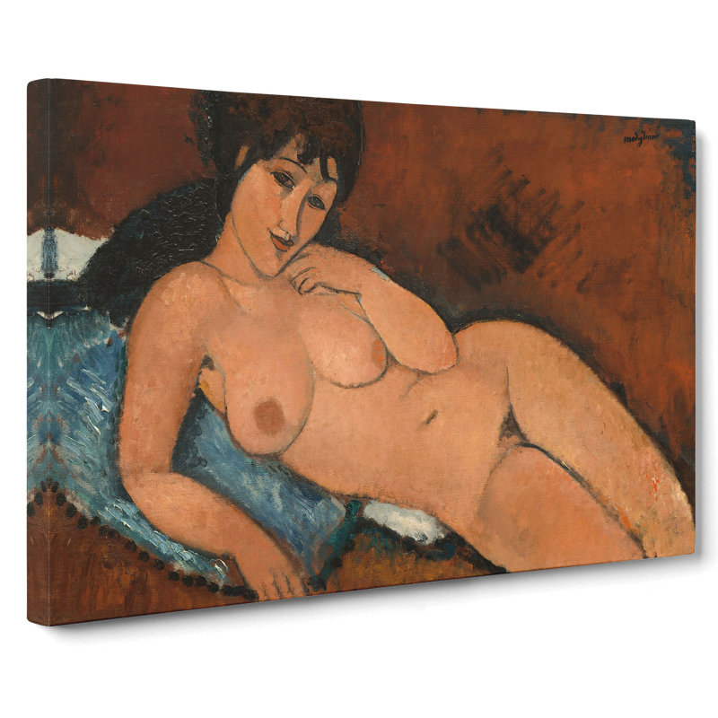 Nude Female Vol.3 by Amedeo Modigliani - Wrapped Canvas, 40cm H x 60cm W x 3cm D