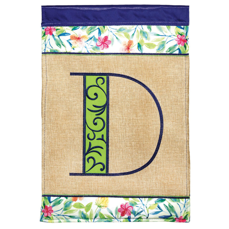Drapeau de jardin en polyester 2 pi 1 pi 6 po x 1 pi Bitner