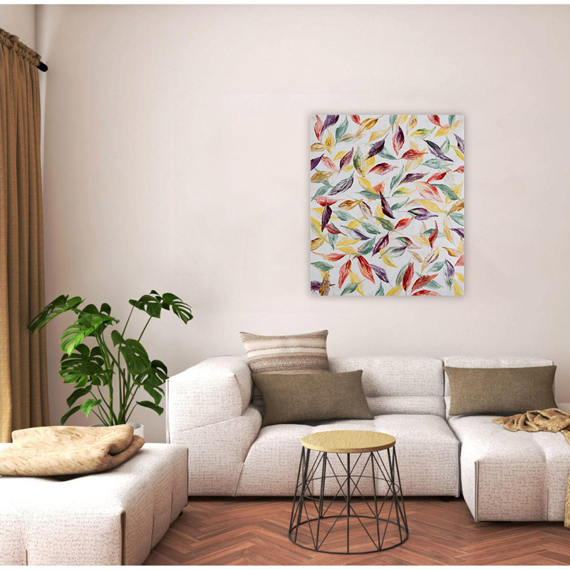 "Whispers of Color", art mural sur toile, Toile tendue, H 16 po x l 12 po