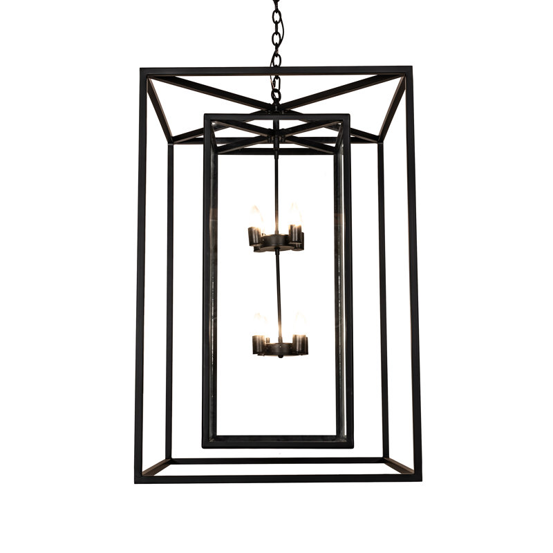28" Square Kitzi Box Pendant