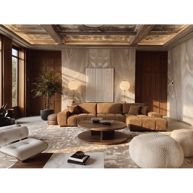 Shared Space Sectional, Brown