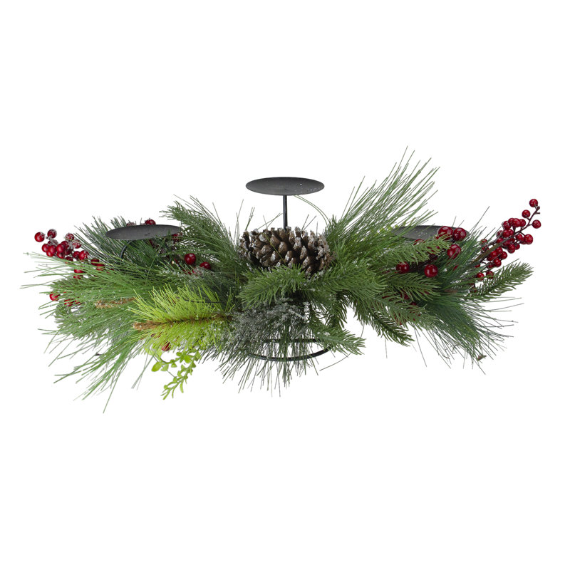 Porte-bougie de Noël 32 po