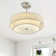 Maskell 4-Light Fabric Semi Flush Mount Ceiling Light Chandelier