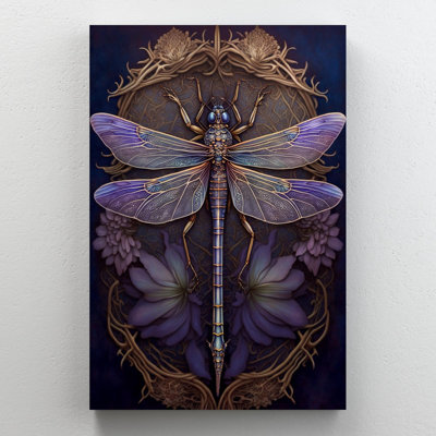 " Lavender And Dragonfly "