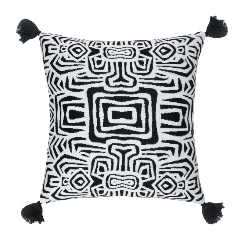 Rochelle Porter Oga 20x20 Decorative Pillow Black