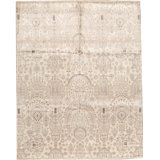 Geometric Area Rug in Beige