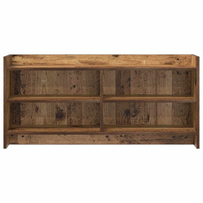 Unfinished TV Stand for TVs up to 49" with Fireplace Included