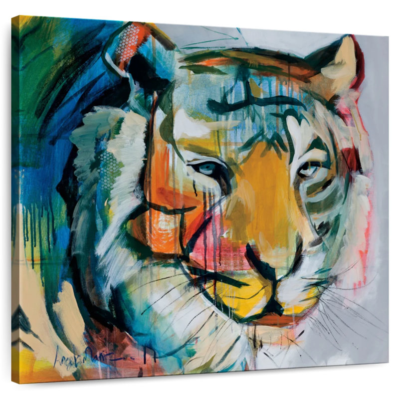 Tiger Tiger, 20" H x 20" W