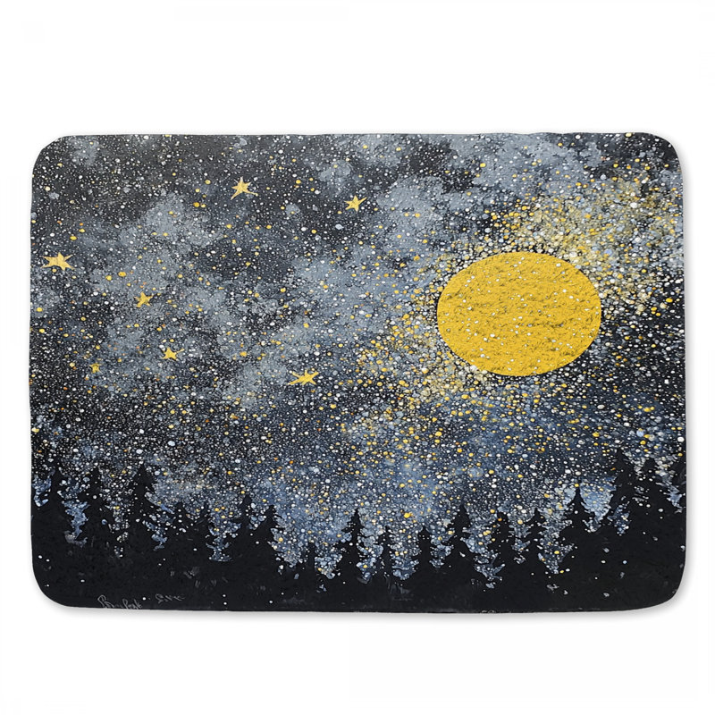 Tapis de bain Starry Sky, L 24 po x l 17 po